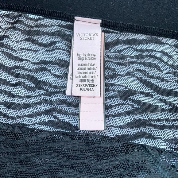 Victoria Secret Animal Print Shear High-Leg Cheeky Tanga Echancre Pantie Sz XS - Picture 5 of 5